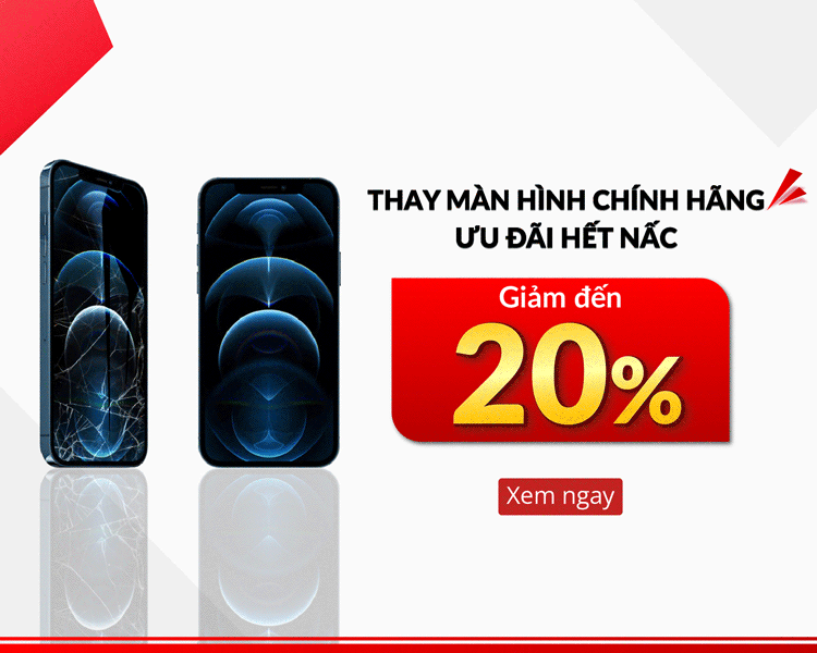 Trung tâm sẽ giảm giá khi khách hàng thay màn hình iPhone 12/13 Series