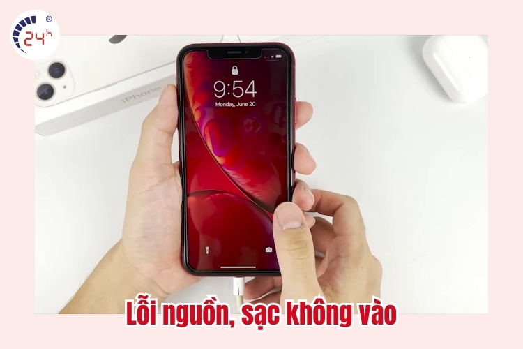 Lỗi nguồn, sạc không vào