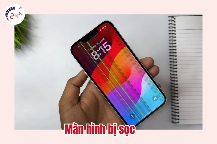 Màn hình bị sọc, mất cảm ứng