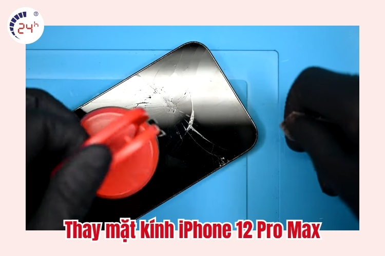 Thay mặt kính iPhone 12 Pro Max