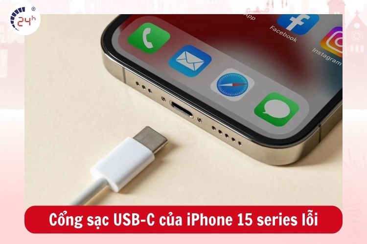 iPhone 15 series gặp phải lỗi về sạc khi sử dụng cổng sạc USB-C
