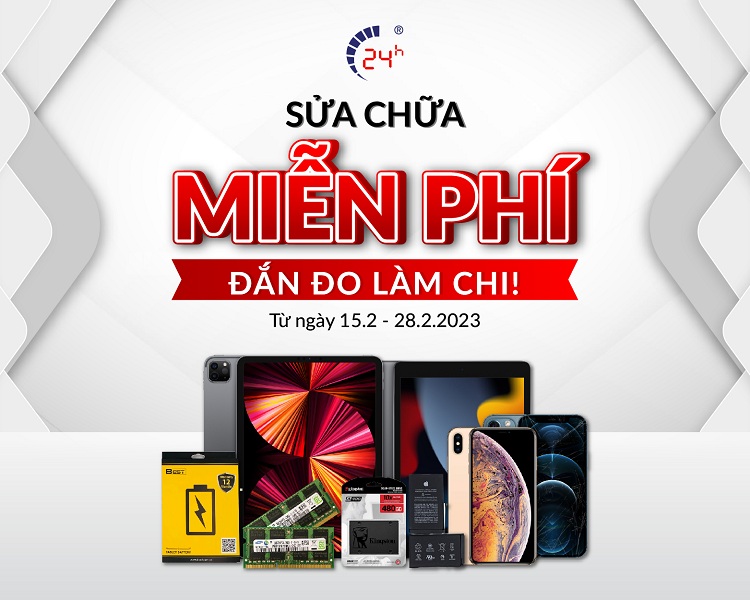 Sửa Chữa Miễn Phí - Đắn Đo Làm Chi! Bệnh Viện Điện Thoại Laptop mang đến chương trình cực kỳ hấp dẫn, khách hàng đừng vội bỏ lỡ!