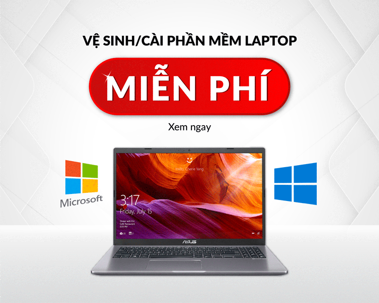 Trung tâm sẽ hỗ trợ vệ sinh/cài phần mềm laptop miễn phí cho mọi khách hàng