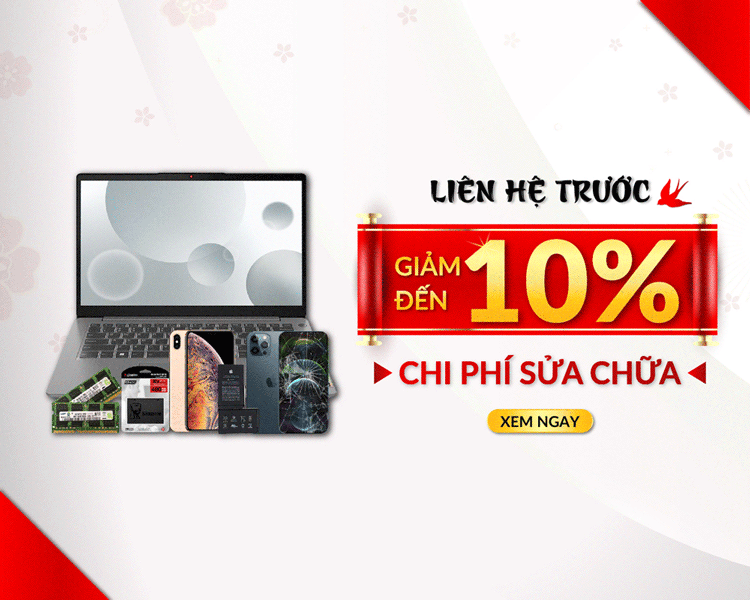 Trung tâm sẽ giảm đến 10% tùy theo hóa đơn sửa chữa khi khách hàng liên hệ trước
