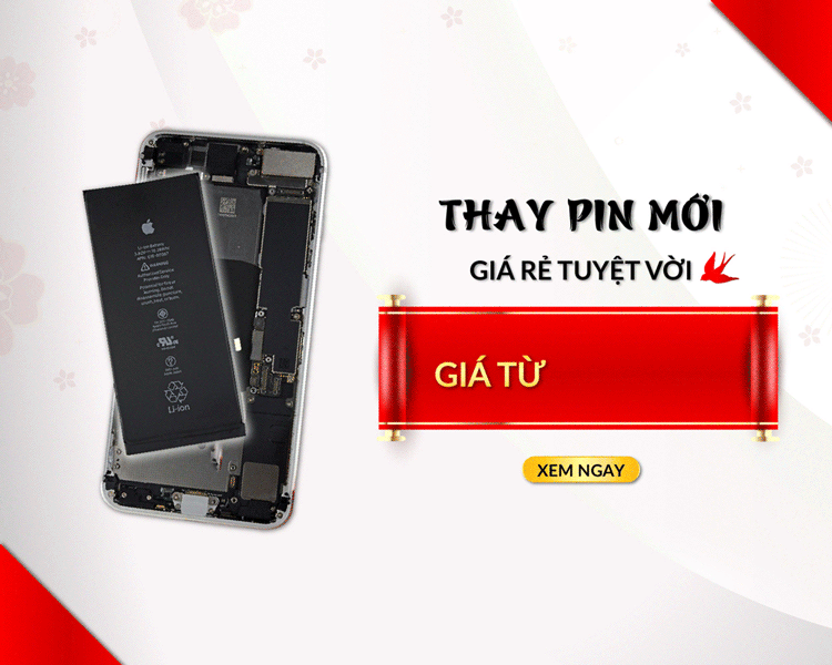 Khách có thể thay pin iPhone tại trung tâm với giá từ 0 đồng