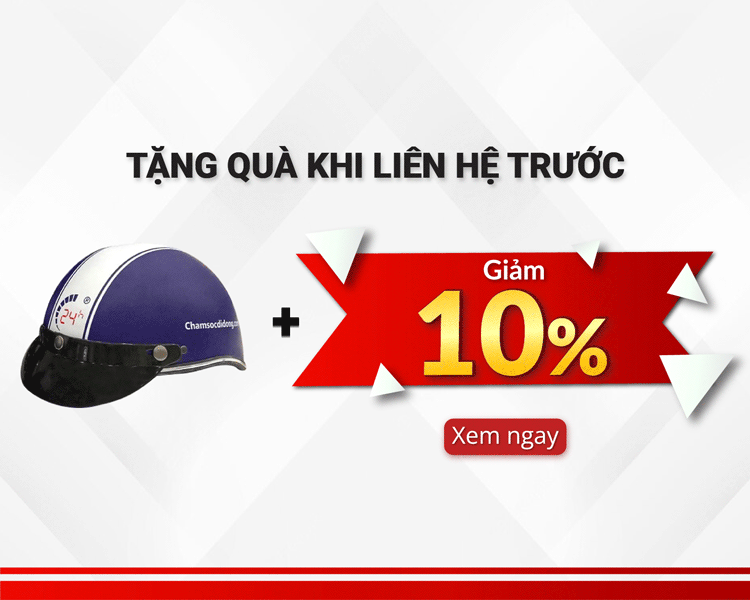 Khách hàng có thể được giảm giá và nhận kèm nón bảo hiểm khi sửa chữa tại trung tâm