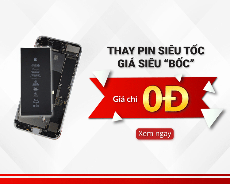 Khách hàng có thể thay pin iPhone với giá 0 đồng