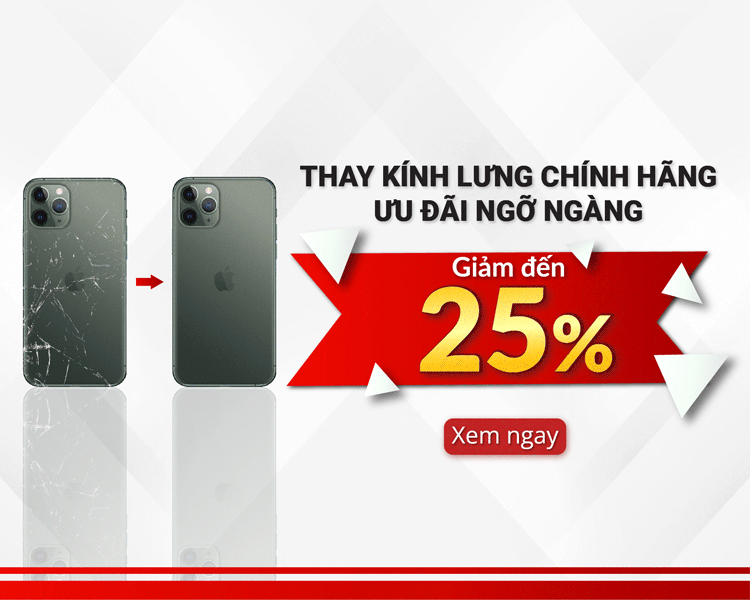 Trung tâm có thể hỗ trợ thay kính lưng với giá ưu đãi
