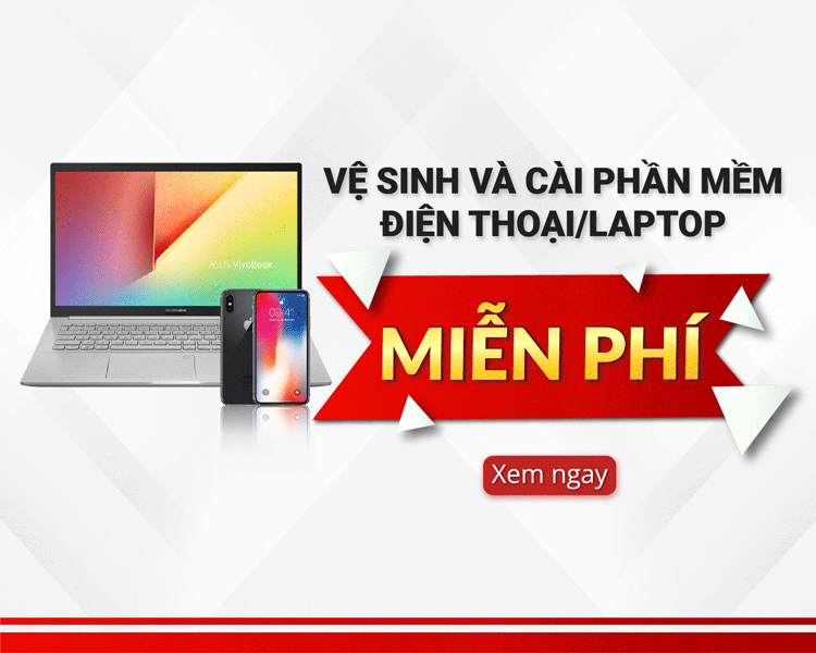 Khách hàng sẽ được hỗ trợ vệ sinh/cài phần mềm miễn phí