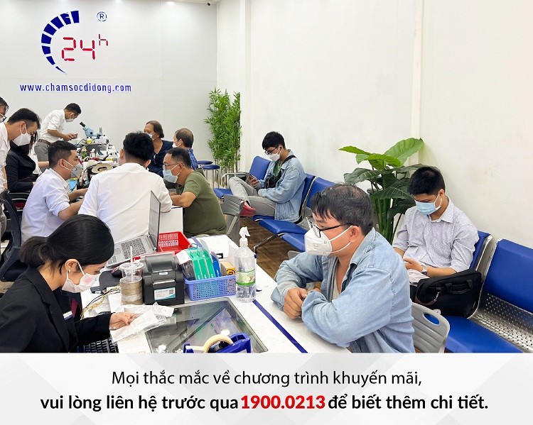 Khách hàng có thể liên hệ trước qua 1900.0213 để biết thông tin chi tiết