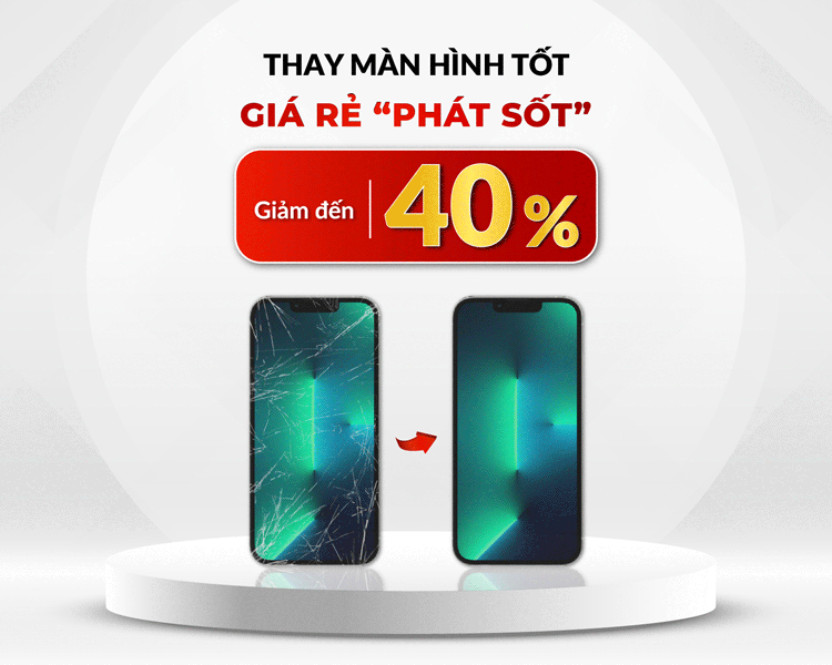 Giảm đến 40% chi phí thay màn hình iPhone 12/13 Series