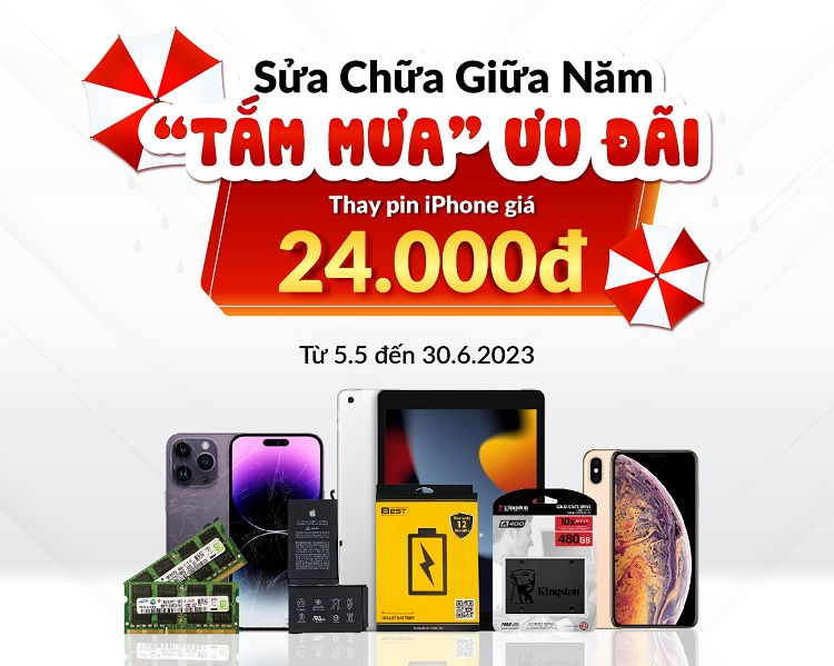 Sửa Chữa Giữa Năm - Tắm Mưa Ưu Đãi - Chương trình mang đến nhiều trải nghiệm hấp dẫn cho khách hàng
