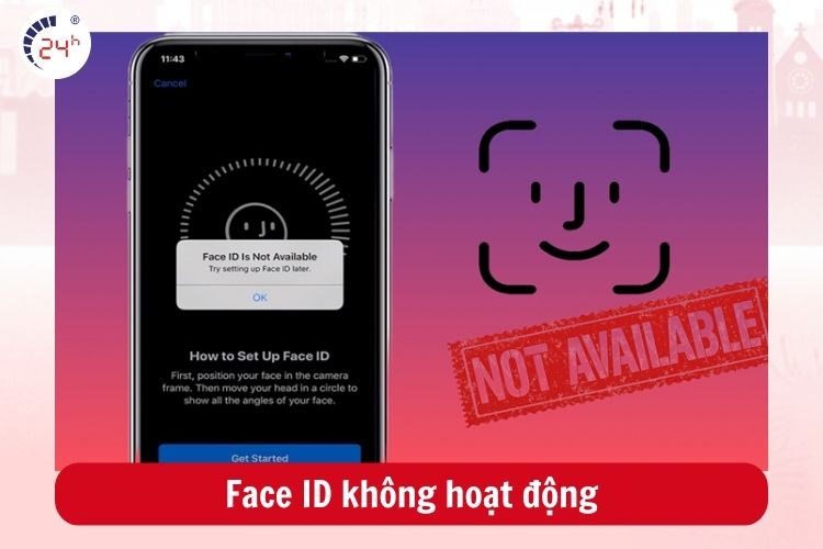 Tính năng Face ID trên điện thoại iPhone không hoạt động được