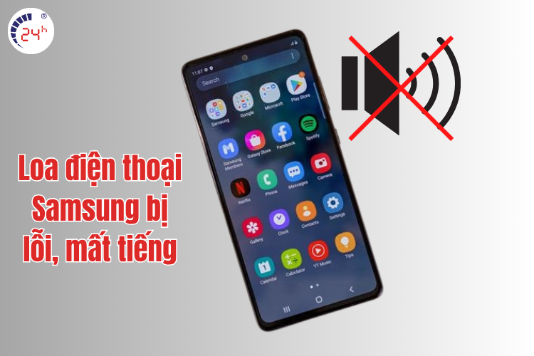 loa samsung mất tiếng