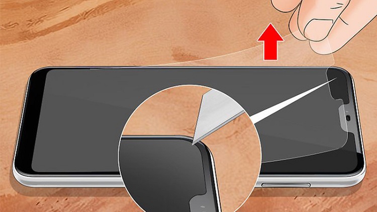 Tháo gỡ miếng dán cường lực 