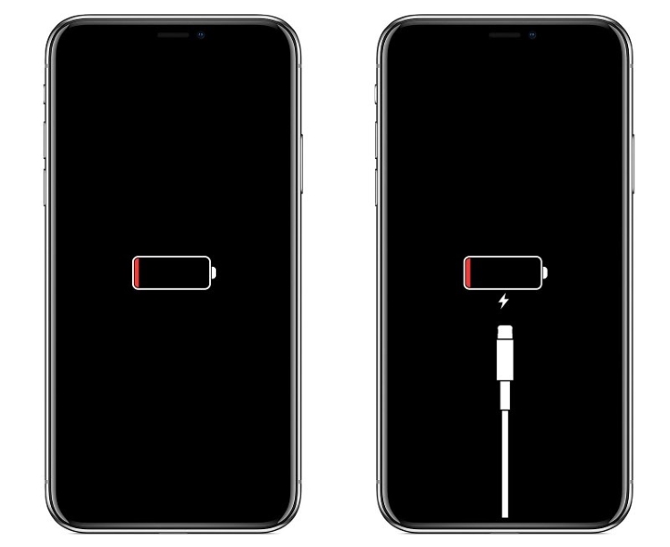 Cách đầu tiên để khắc phục tình trạng mất nguồn là bạn hãy sạc pin cho chiếc iPhone của mình