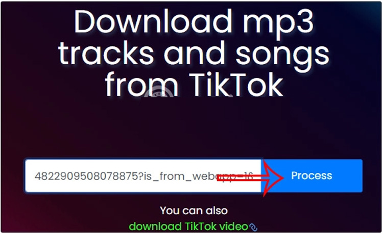 tách nhạc từ video tiktok