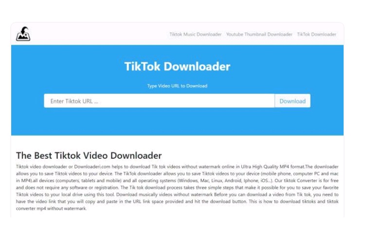 Sử dụng Downloaderri.com để tải về video mà bạn cảm thấy ấn tượng