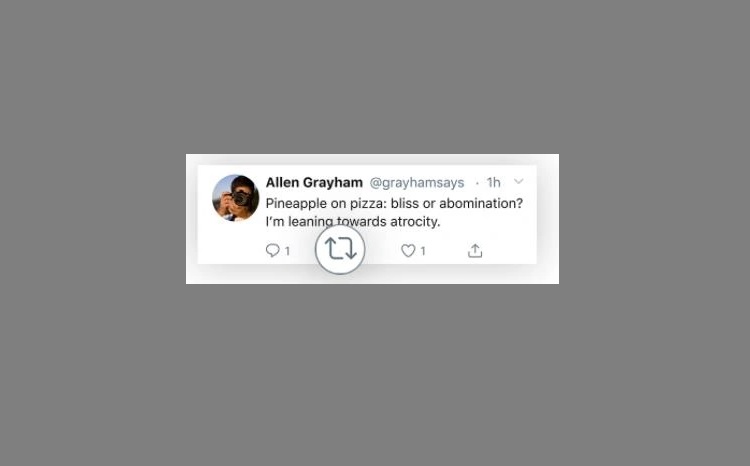 Sử dụng retweet là một cách để nhúng video của người khác trên Twitter