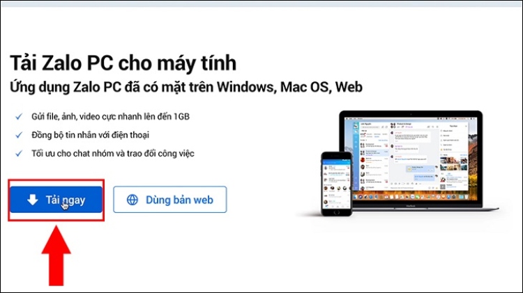 tải zalo cho macbook
