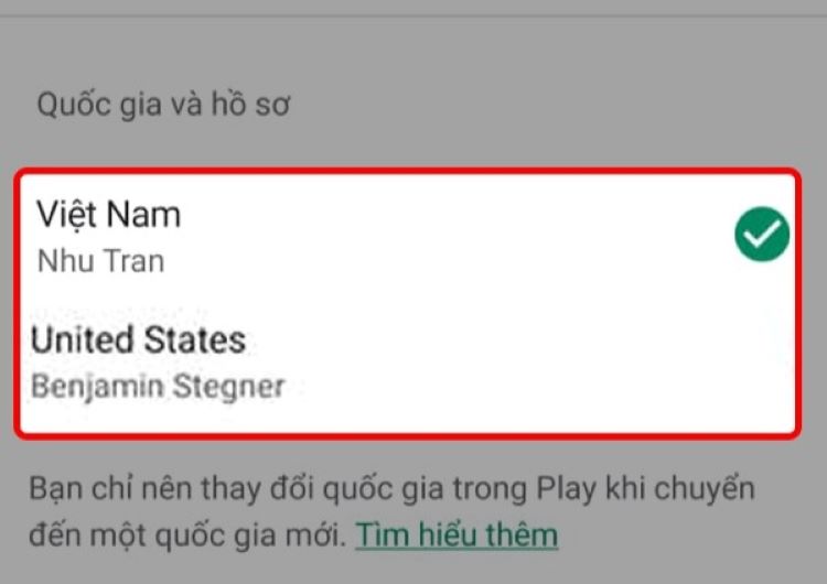 Thực hiện theo hướng dẫn để tạo ID 