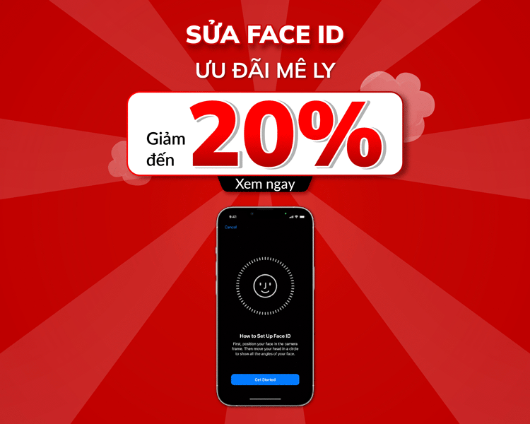Giảm đến 20% chi phí sửa lỗi Face ID