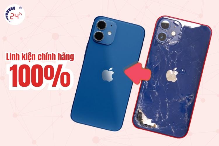 thay kính lưng iphone 12 mini