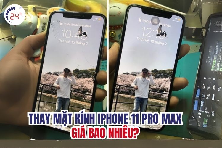 thay mặt kính iPhone 11 Pro Max