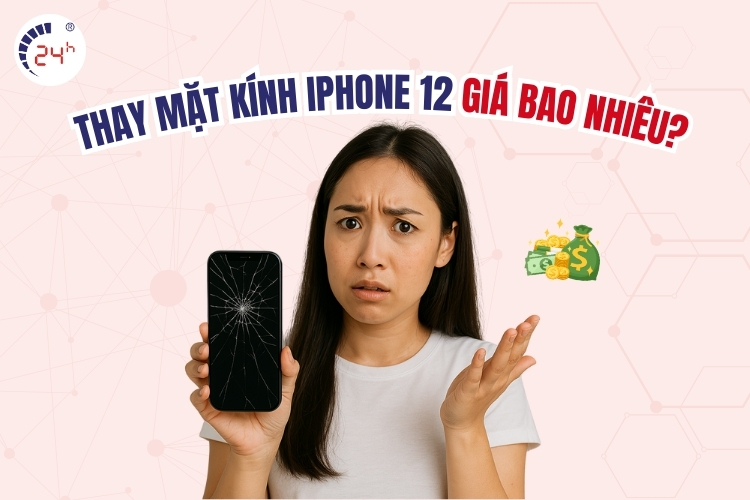 thay mặt kính iphone 12