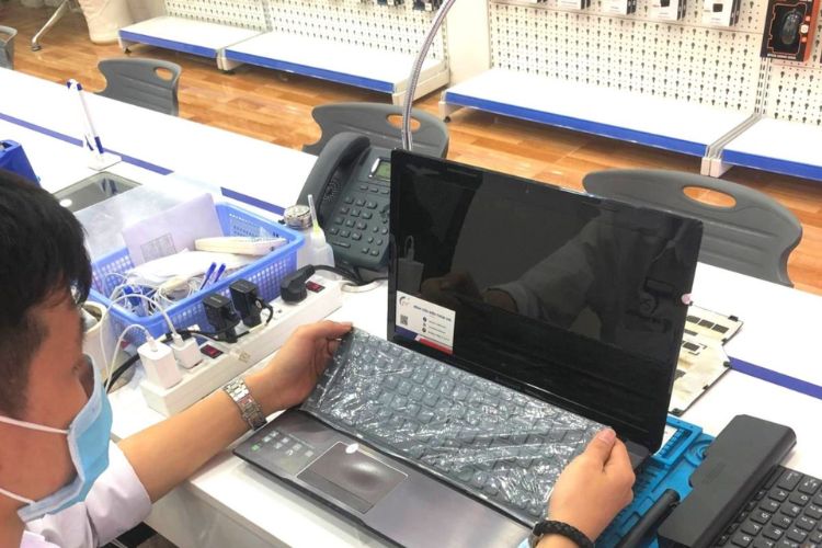 Thời gian thay bàn phím diễn ra nhanh chóng