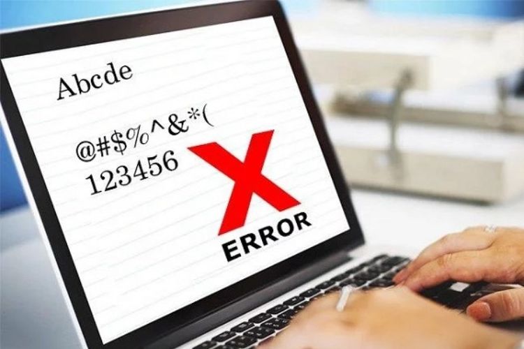 Làm rơi laptop từ trên cao xuống, va đạp mạnh hoặc do thói quen dùng lực mạnh khi gõ bàn phím