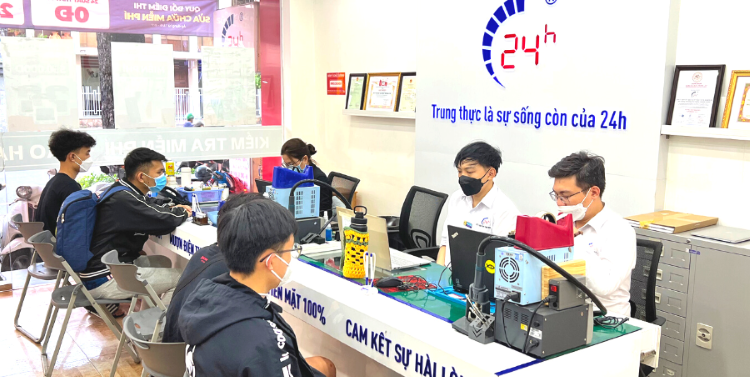 Trung tâm Bệnh Viện Điện Thoại Laptop 24h là nơi uy tín chuyên sửa MacBook