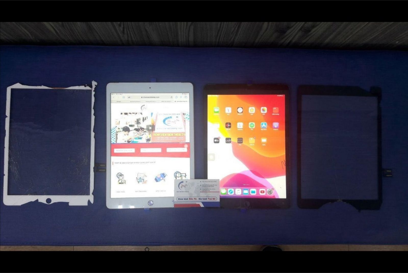 cảm ứng iPad Gen 7 bị hỏng, nứt vỡ 
