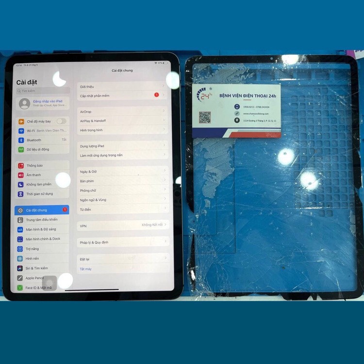 cảm ứng iPad Gen 8 10.2 inch bị hỏng