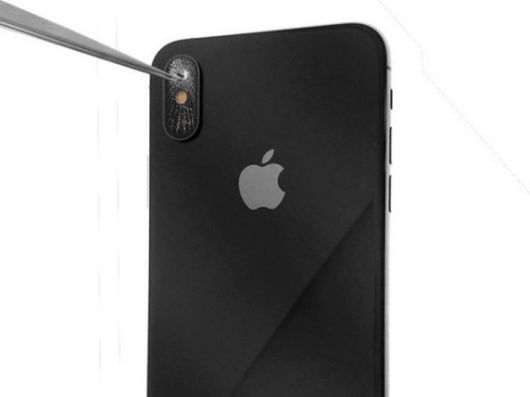 Camera của iPhone XS đã bị hư hỏng do máy từng bị ngấm nước quá lâu hoặc phải chịu tác động quá mạnh