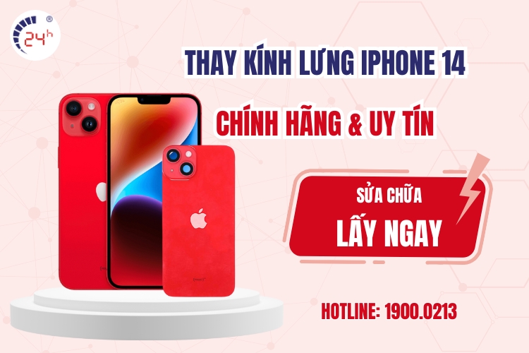thay kính lưng iPhone 14