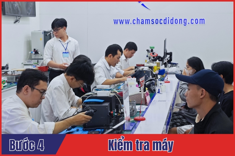 Quy trình thay kính lưng iPhone 16 Plus nhanh chóng