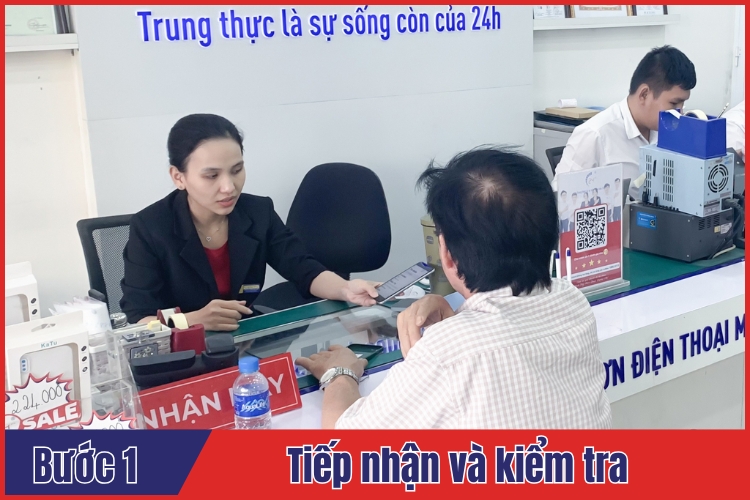 Quy trình thay kính lưng iPhone 16 Plus uy tín