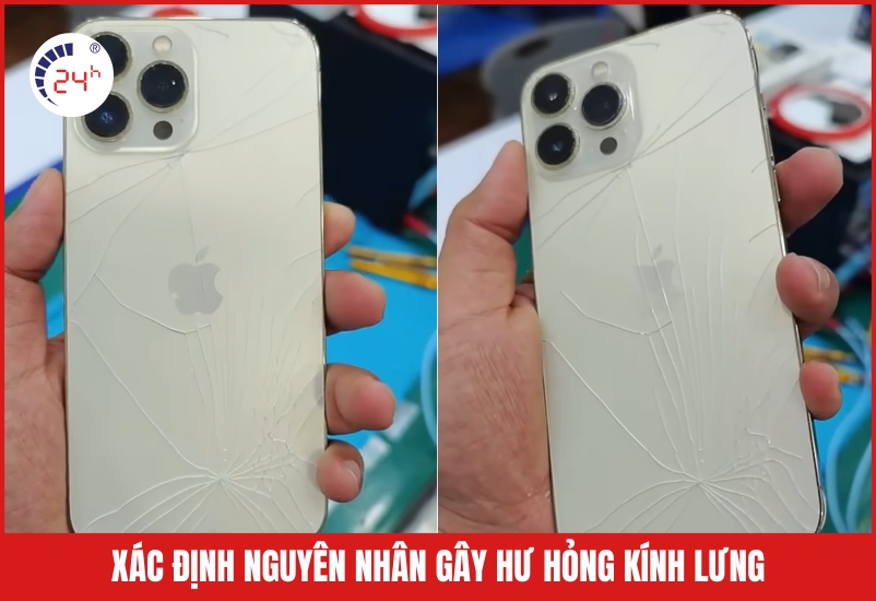 Xác định nguyên nhân hư hỏng của kính lưng