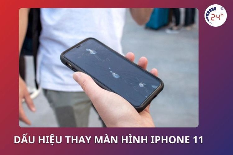 sửa màn hình iPhone 11 bị vỡ