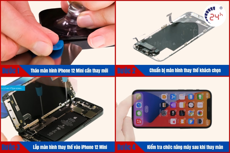 các bước thay màn hình iphone 12 mini