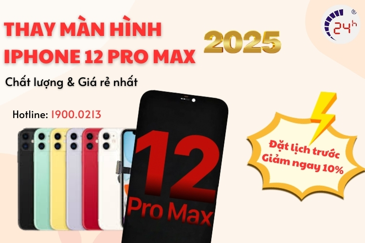 thay màn hình iphone 12 pro giá bao nhiêu