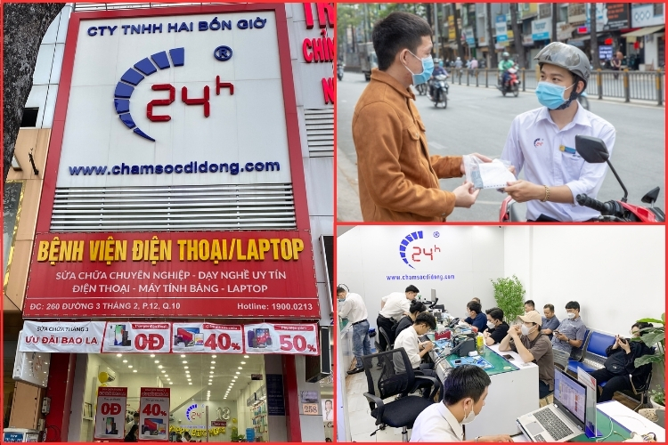 Bệnh Viện Điện Thoại, Laptop 24h