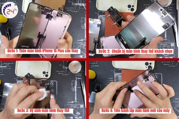 thay màn hình iphone 15 plus