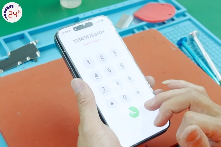 kiểm tra chức năng máy sau khi thay màn hình