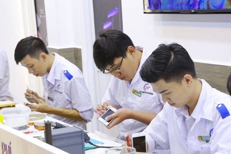 kiểm tra máy sau thay thế màn hình