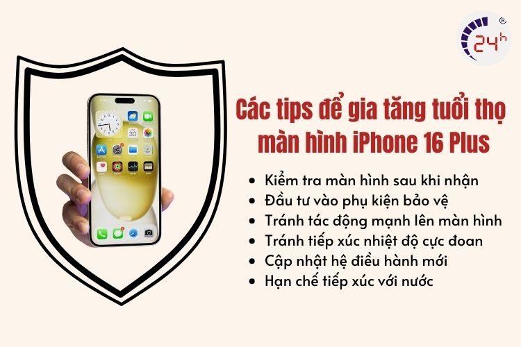 bảo vệ màn hình iphone 16 plus