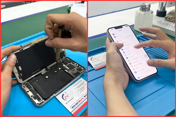 thay màn hình điện thoại iPhone