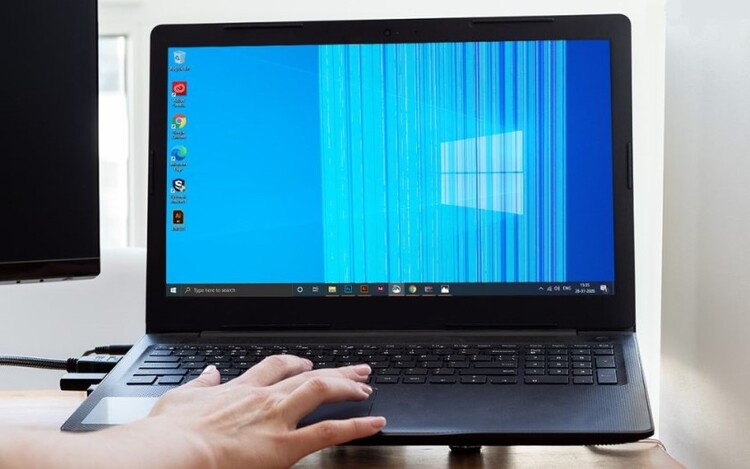 Màn hình laptop Dell bị sọc dọc