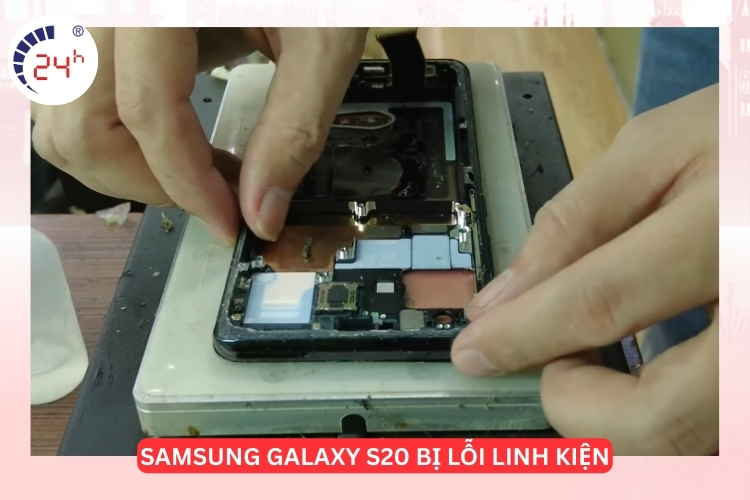 màn hình Samsung S20 bị lỗi linh kiện